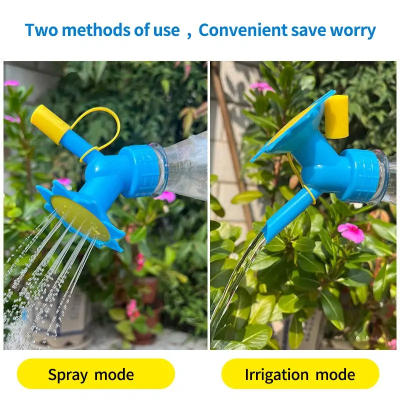 1pc Watering Sprinkler Nozzle For Flower Waterers Bottle Water Cans Plastic Sprinkler Nozzle Potted Water Saving Watering Tool