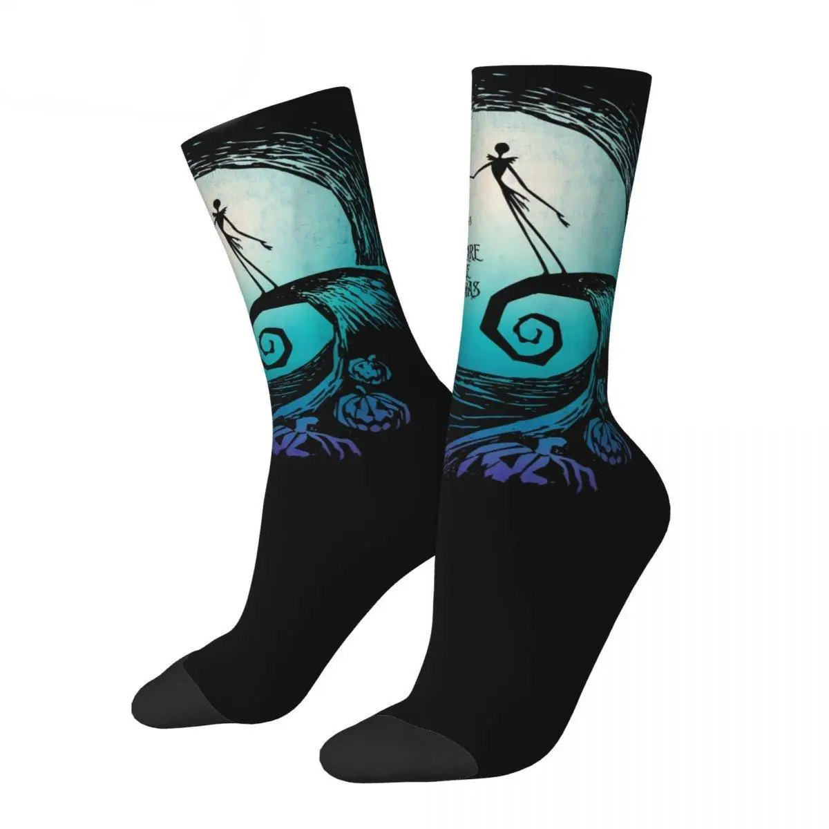 New Men\'s Socks Crazy New Nightmare Before Christmas Sock Jack Movie High Quality Women\'s Socks Spring Summer Autumn Winter