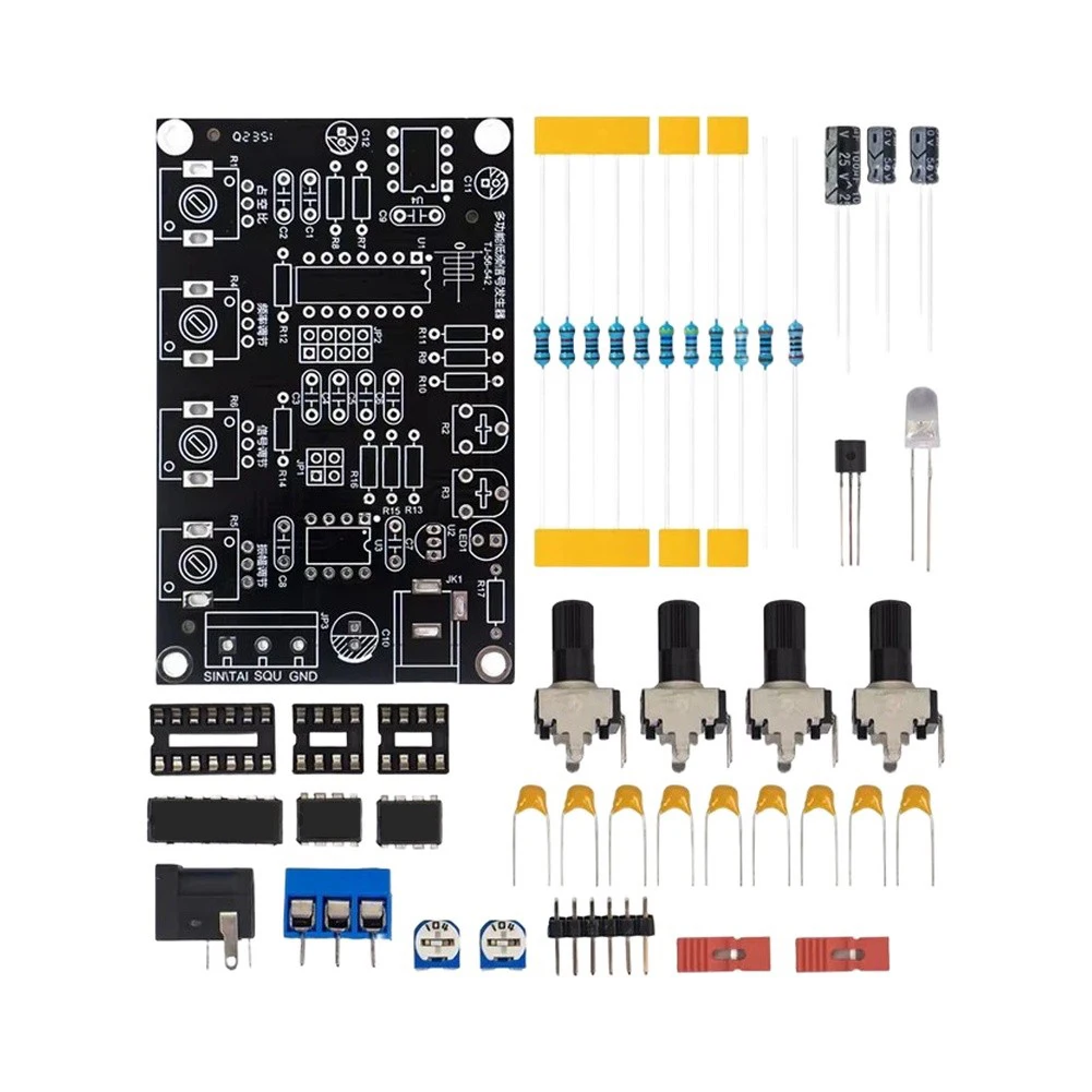 1set Signal Generator DIY Electronic Kit ICL8038 Multi-Function Low-Generator DIY Soldering Kit 5Hz To 400kHz Signal Device