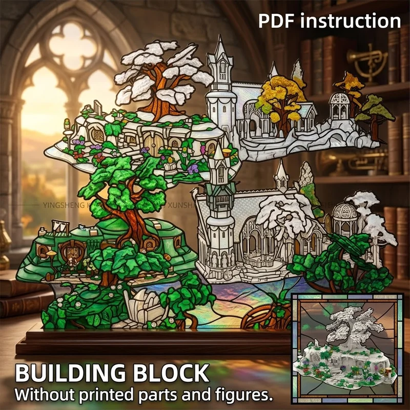 

Набор для расширения ландшафтного дизайна MOC Architecture для моделей 10316 и 10354: Детали для обновления лесных деревьев (ТОЛЬКО строительные блоки, кольца для диорамы, игрушечные кольца)