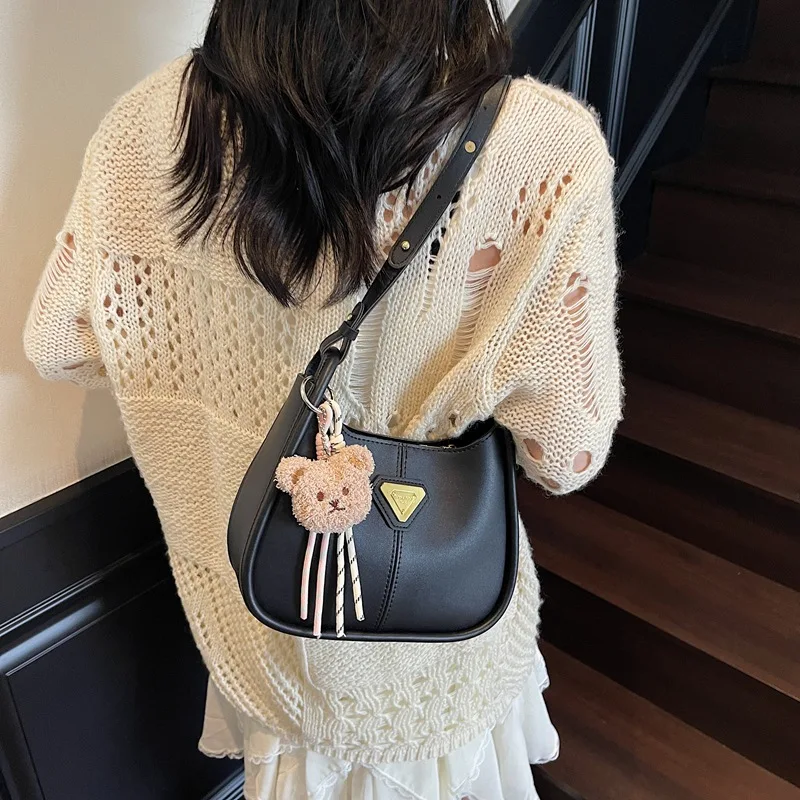 

2025 Women's Trendy Korean Style Shoulder Bag - Large Capacity Casual Tote for Daily & Travel