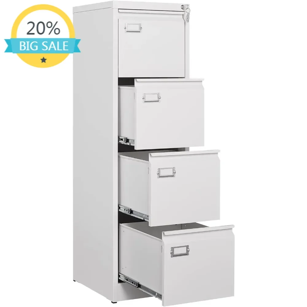 

Бестселлер: шкаф для документов с 4 ящиками, металлический вертикальный шкаф для хранения файлов с замком, для домашнего офиса.