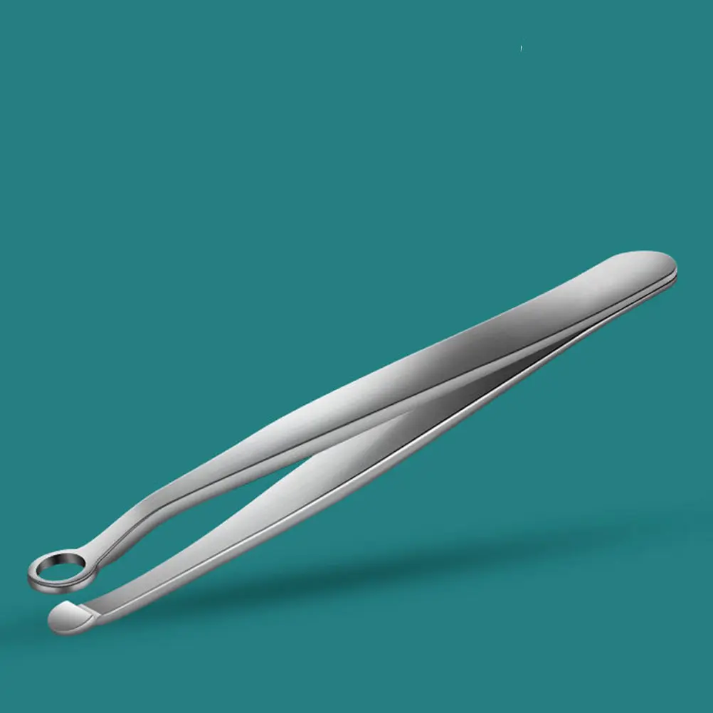 

Professional Hair Trimming Tool Nasal Hair Clipper for Men Stainless Steel Nose Hair Remover Portable Grooming Device Home Use