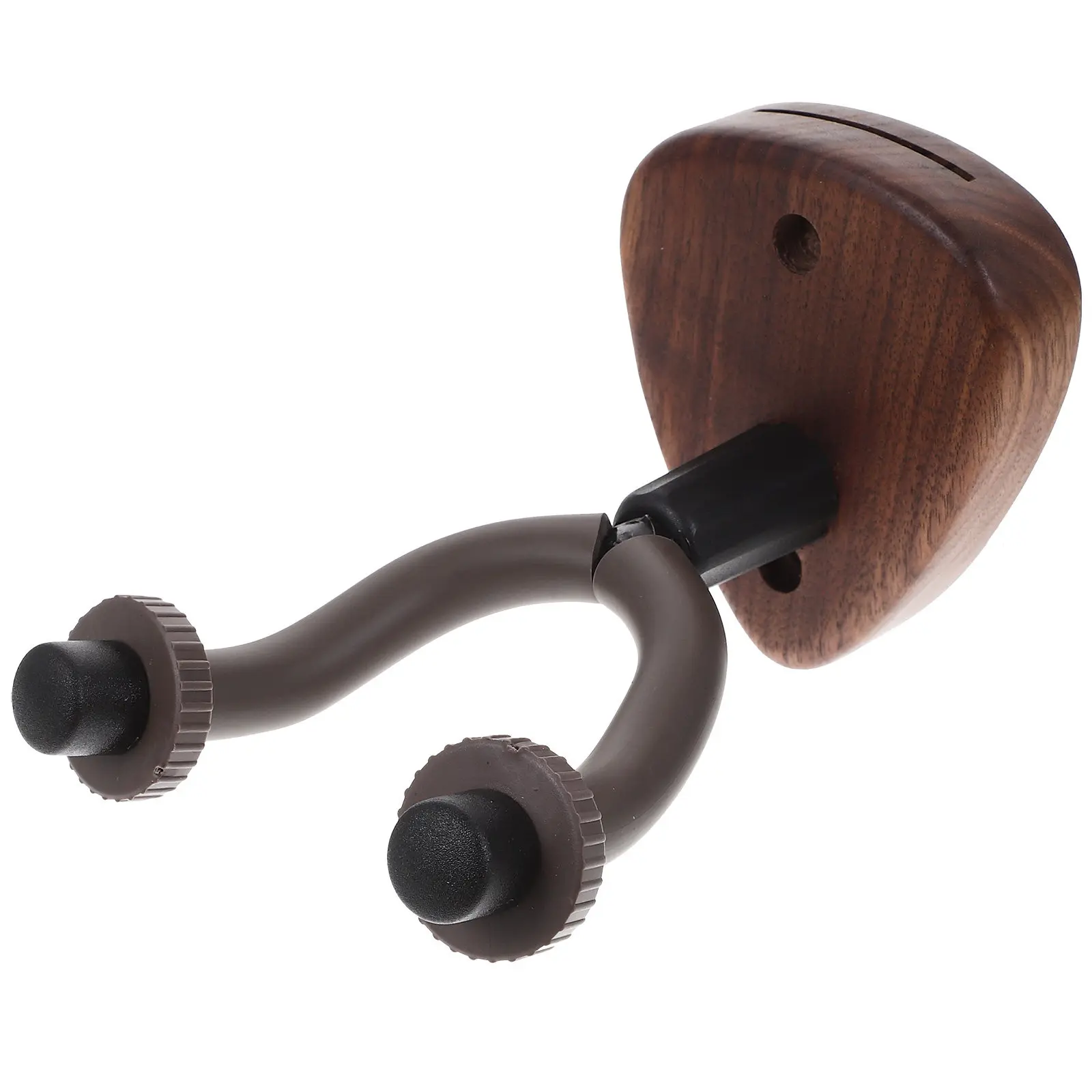 Heavy Duty Guitar Wall Mount Hook for Acoustic Classical Guitar Ukulele Adjustable Angle Sturdy Solid Wood Metal Wall Hanger