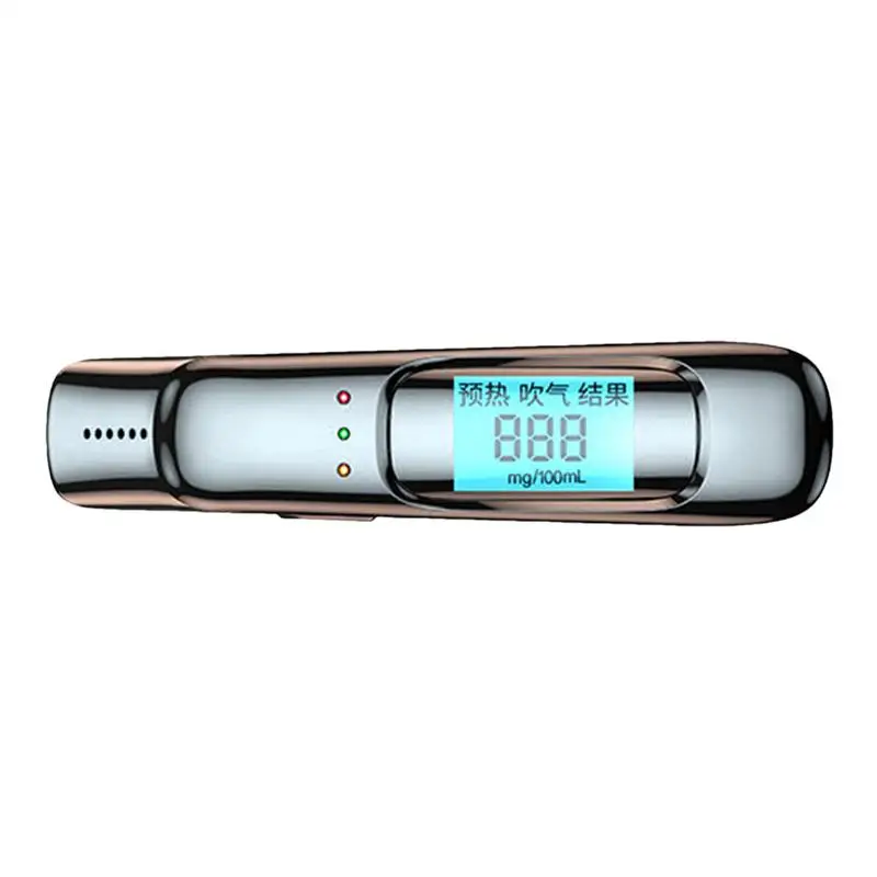 

Alcohol Breathalyzer Rechargeable Portable Breath Alcohol Detector Accurate Detection Supplies LED Display Test Tool For Driving