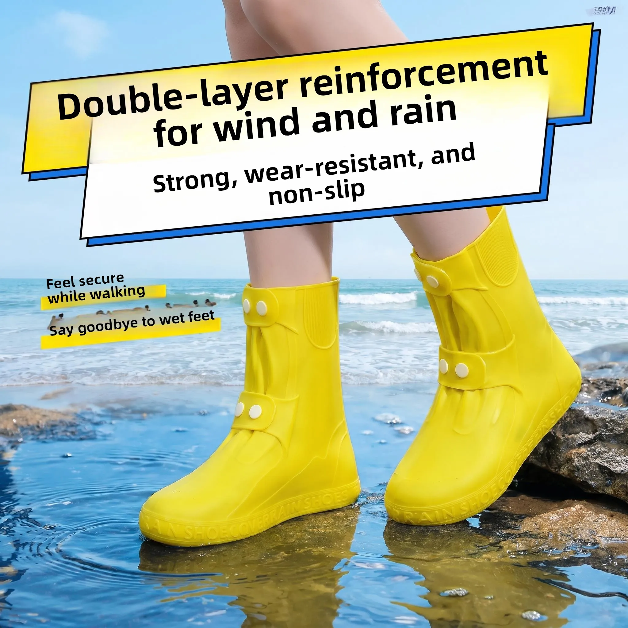 waterproof-silicone-beach-shoe-covers-anti-wear-anti-slip-rain-boots-for-men-high-tube-outdoor-use-shoe-accessories