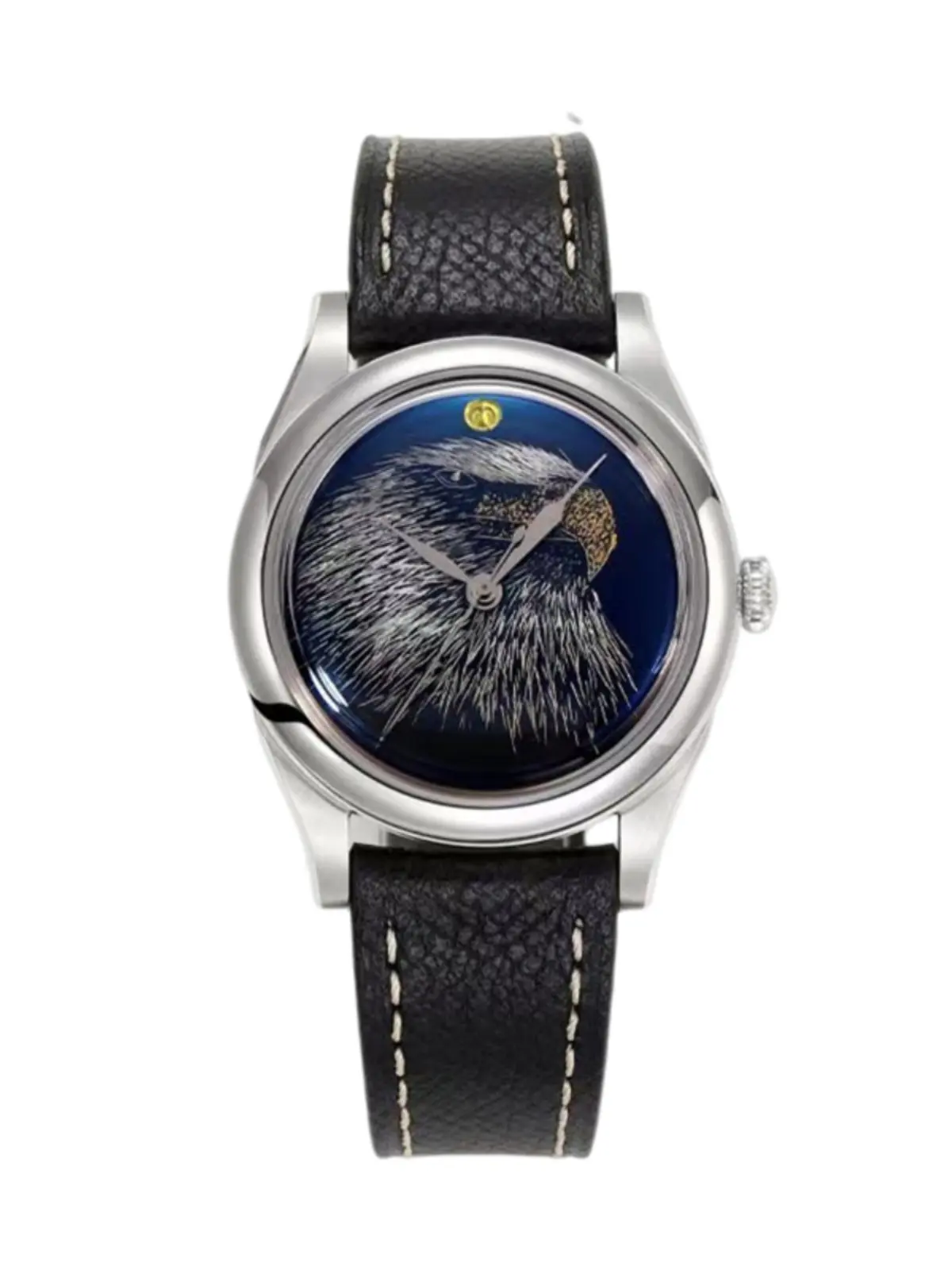 2026 High-end Watch Big Paint Gold Craft Mechanical Watch High-end Light Luxury Men