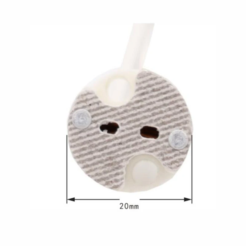 MR16 MR11 GU5.3 G4 Halogen LED lamp Bulbs Holder Base Socket ceramic Adapter Wire Cable Line Connector