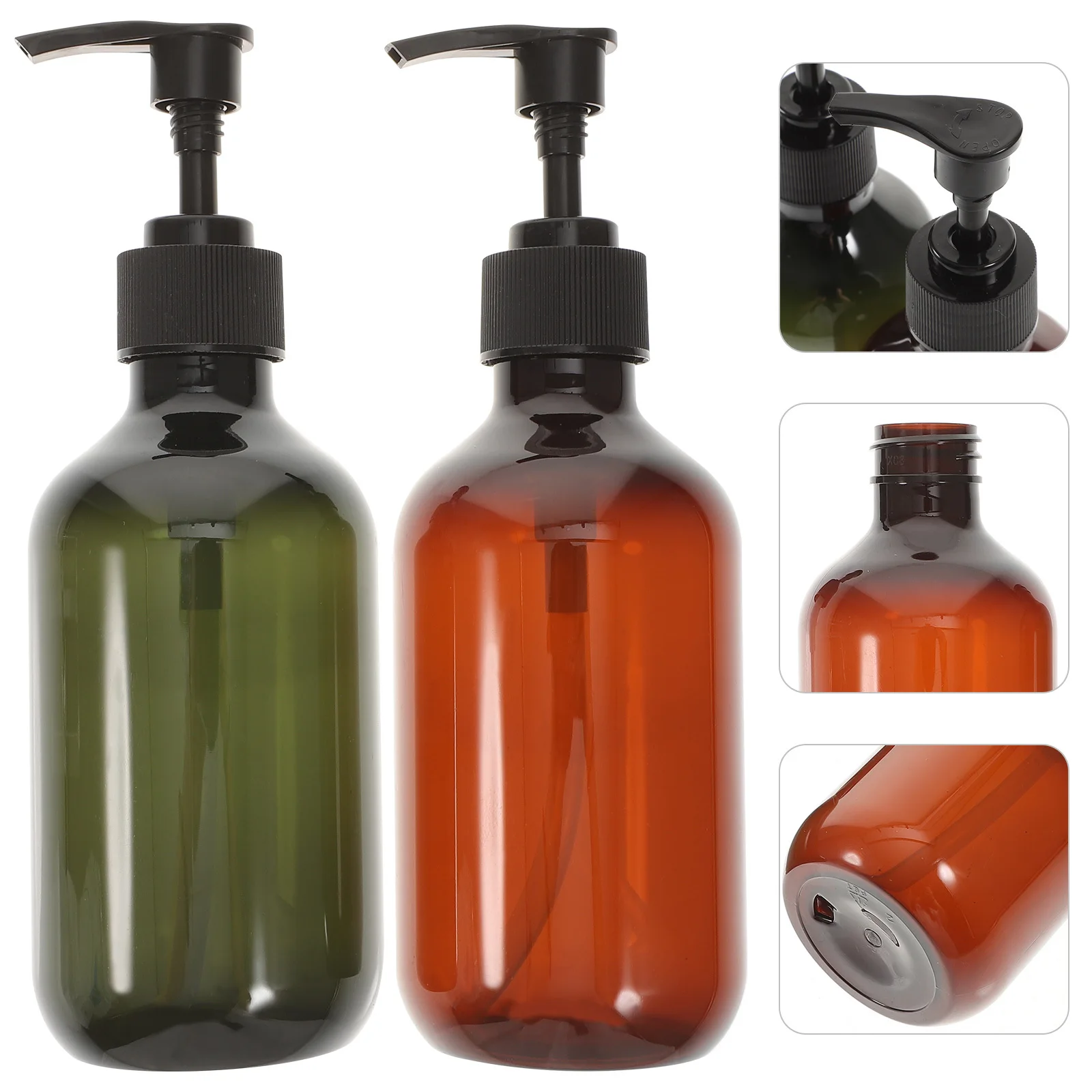 

6Pcs Hand Soap Bottle Pump Dispenser Portable Refillable Storage Container Large Capacity Travel Shampoo Lotion Gel Bottle