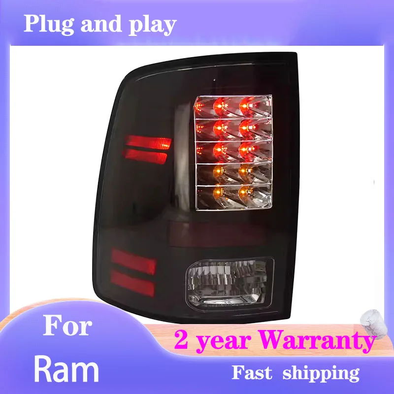 Car Styling for Dodge Ram Rear Light 2009-2018 Ram 1500 Tail Lights Ram 2500 DRL+Turn Signal+Brake+Fog+Reverse