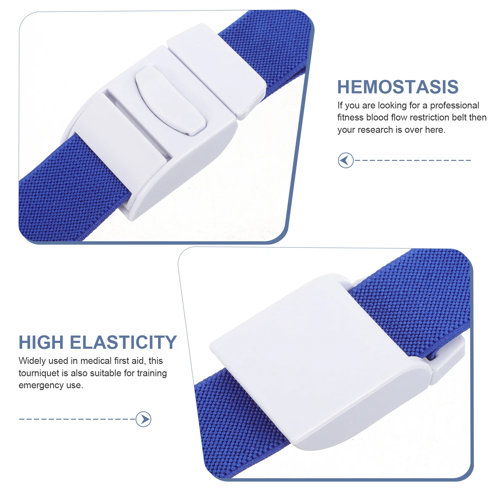 

4Pcs Tourniquet Buckle Stop Bleeding First Aid Medical Emergency Adjustable Outdoor Sports Hemostatic Strap Portable Tourniquet