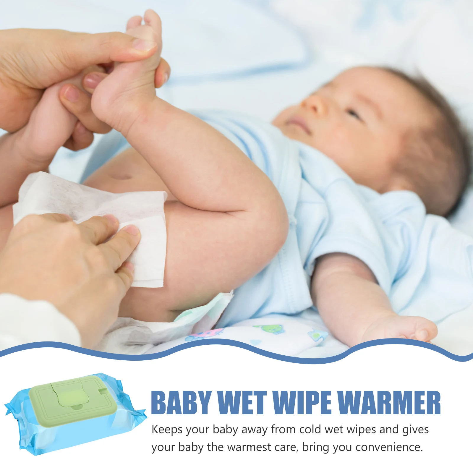 Portable Wet Wipe Heater Baby Tissue Warmer Lightweight Convenient for Home Travel