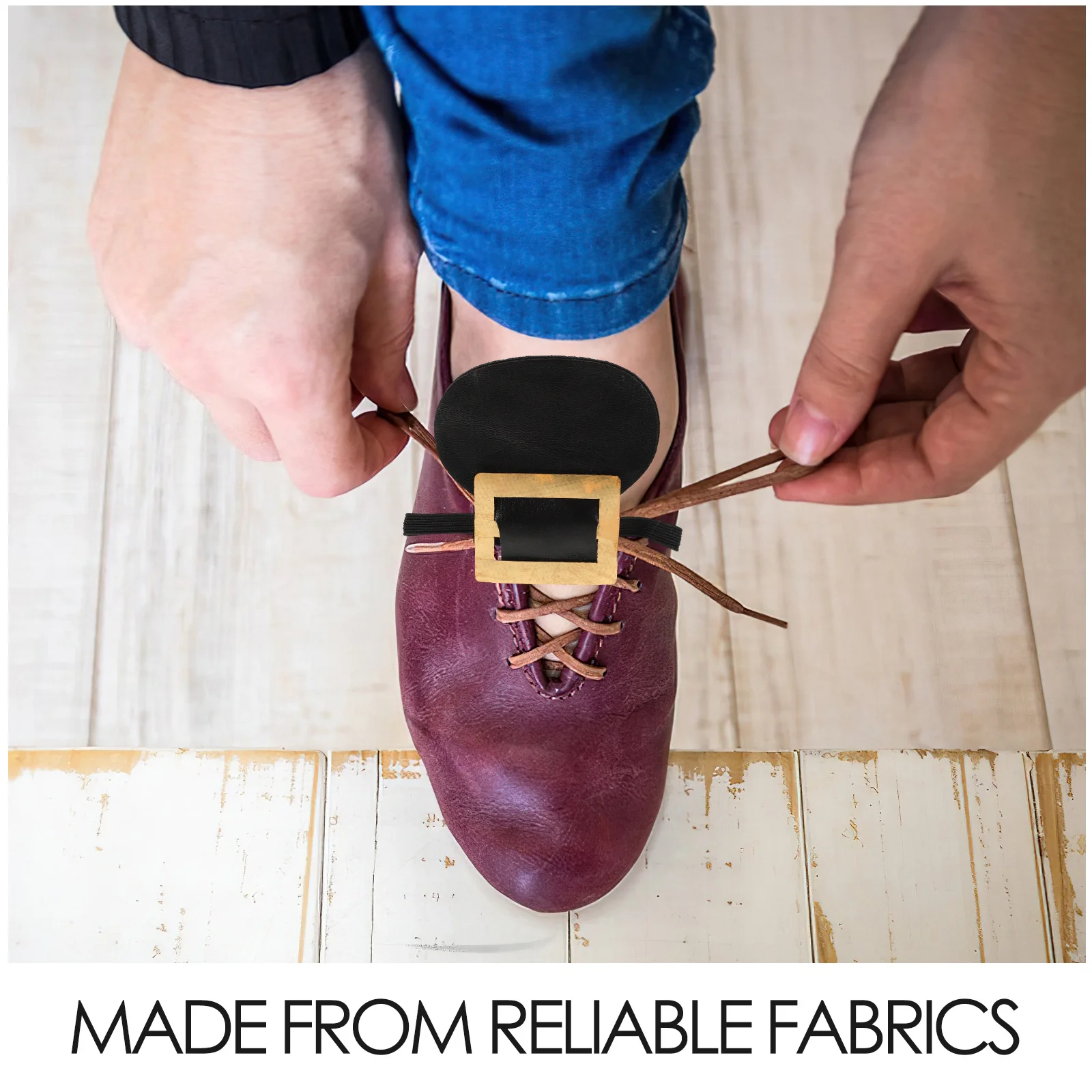 1 زوج الذهب أبازيم الحذاء المحامي أغطية الحذاء خمر زي الاكسسوارات فستان تاريخي حتى الرجال النساء تحت عنوان الأحذية #3