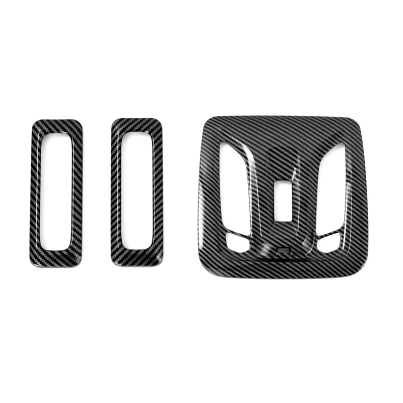 For Changan UNIV UNI-V 2023 2024 ABS Carbon Fiber Reading Light Panel Cover Trim Decoration Replacement Accessories