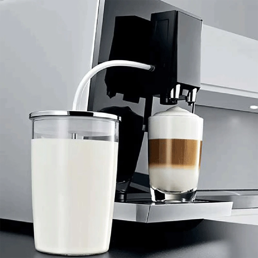 BAAN-ミルクチューブブッシュミルクホースチューブ耐久性のある再利用可能な全自動コーヒーマシンミルクチューブと交換用クリーニングブルー