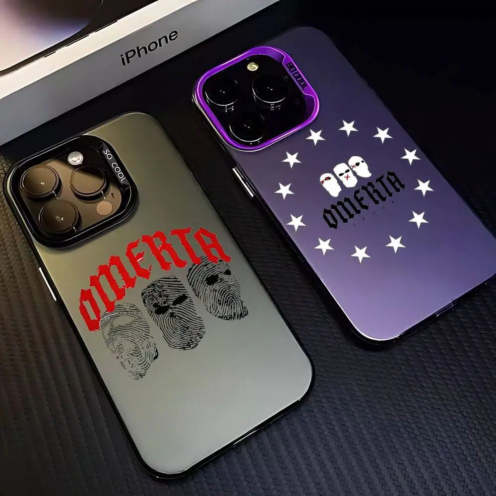 

Luxury O-Omertas Cool M-Maes 47 Phone Case For IPhone 17 16 15 Pro Max Plus 14 13 12 11 Black White Shockproof Phone Cover