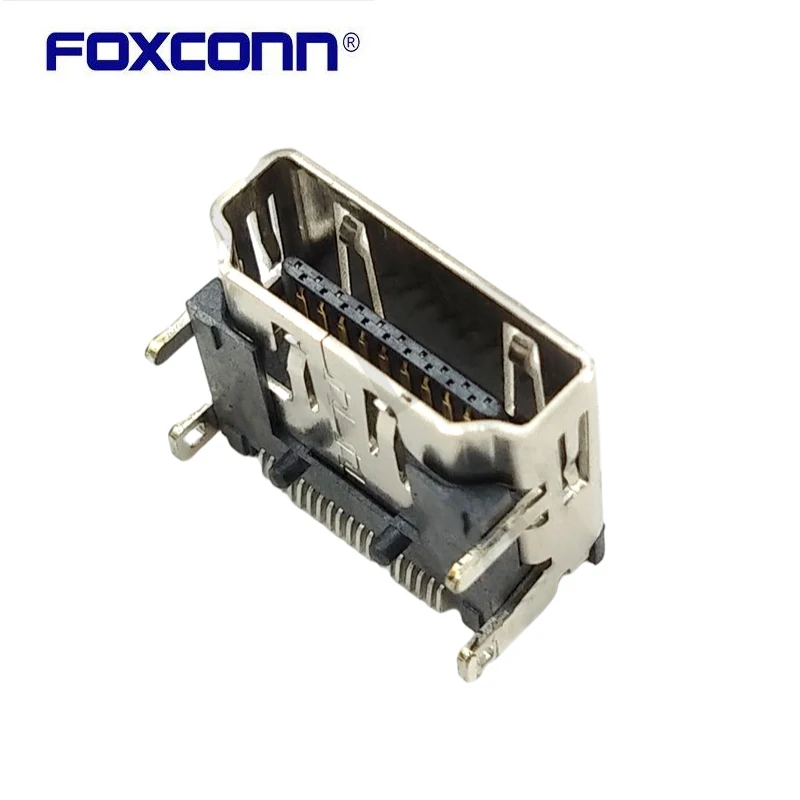 Foxconn QJ5119L-NT01-7H-W 19P 짧은 바디 SMT 더블 포지셔닝 열 HDMI 매트릭스