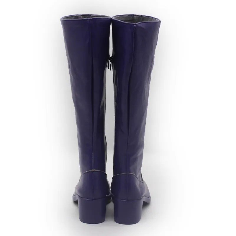 รองเท้าคอสเพลย์มิรา จากอนิเมะ KPop Demon Hunters HUNTR/X ชุดมิรา รองเท้าบูทสำหรับงานปาร์ตี้ฮาโลวีน คอมมิคคอน ผู้ใหญ่ ผู้หญิง ผู้ชาย