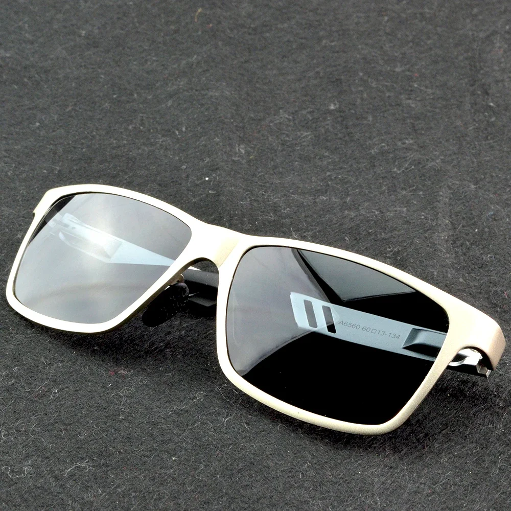 

Clara Vida Metallic Rock Style Glasses Frame Sunglass Man Driving Sport Fishing Outdoor Glasses UV100% Navigation Sunglasses