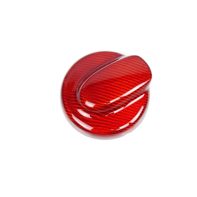 

Red Dry Carbon Fiber Fuel Cap Cover Trim for Mini R55/R56/R57/R58/R59