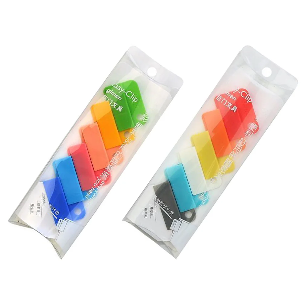 

12pcs File Classification Folders Office Clamps Plastic Clips Thumb School Accessory Household Sorting Sealing Stationery