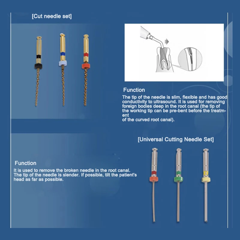 Dental Root Canal File Extractor Reusable Holder Teeth Damage Removal Kit Nickel Titanium File Breaker Separator For Oral Clinic