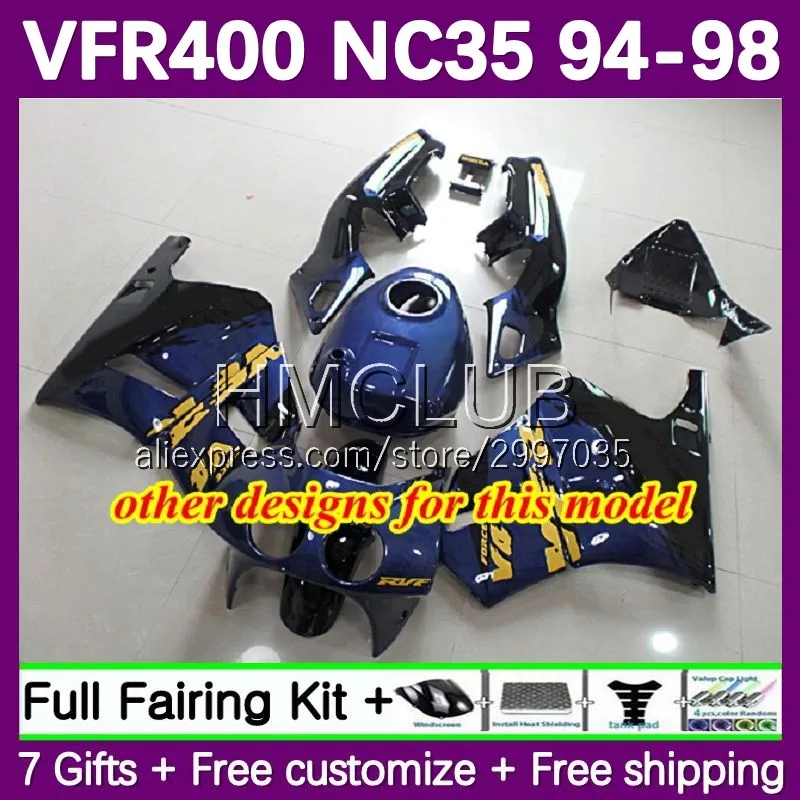 Fairing For HONDA VFR400 RVF VFR 400 R 400R CC white red 1994 1995 1996 1997 1998 43No.7 VFR400R RVF400R NC35 94 95 96 97 98