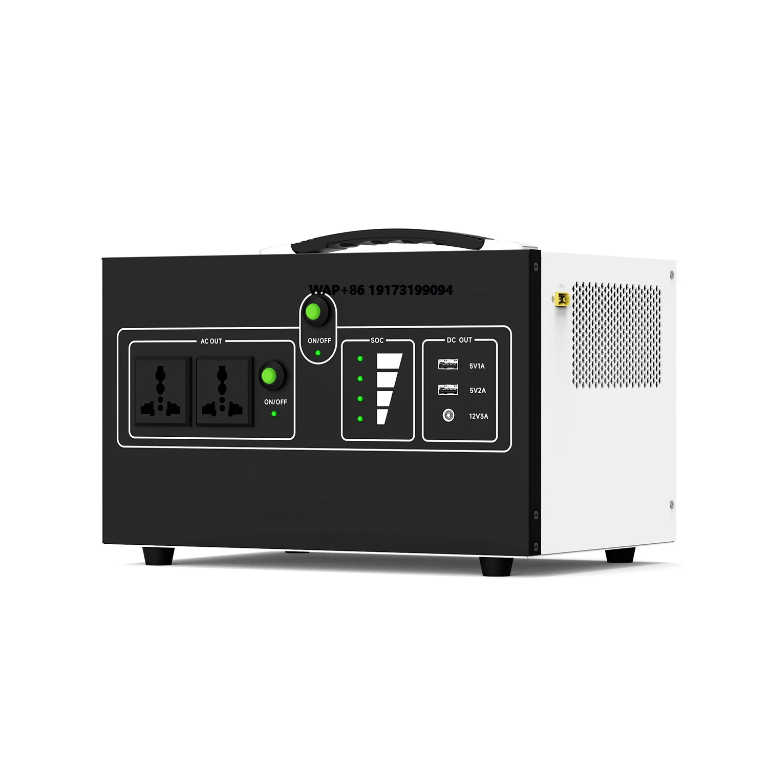 

Multi-Functional 1200W Portable Power Station Solar Generator for Outdoor Home Emergency UPS