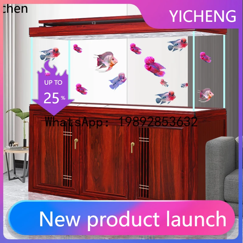 

A2-27 large Zhuo tank, no pipe fittings, bottom filter Ning fish tank, no pipe, silent screen partition fish tank