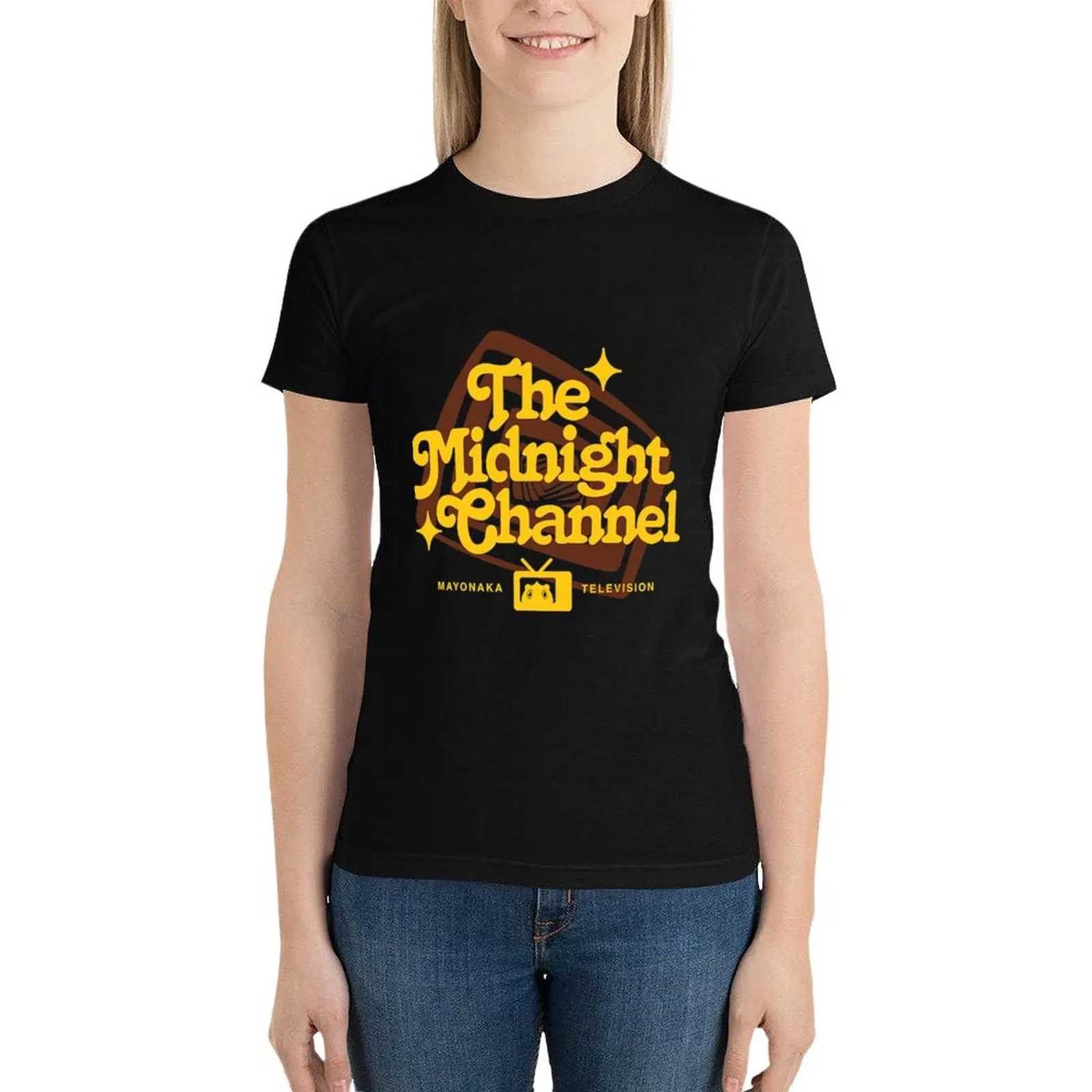 Persona 4 - Midnight Channel T-Shirt tees plus size tops Women's clothing