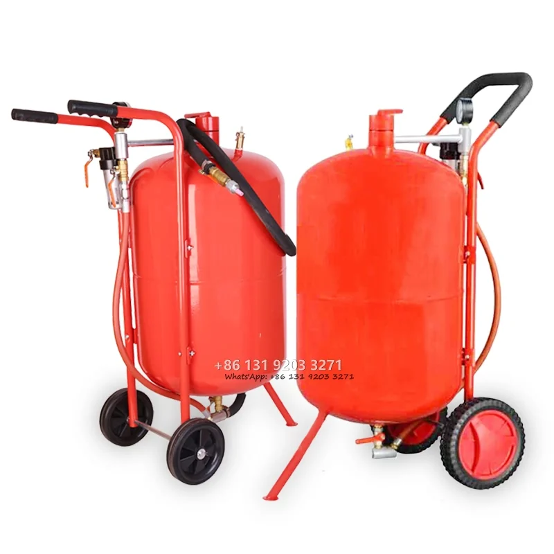 Rust Removal Small Sandblasting Machine 5 Gallon 10 Gallon 20 Gallon Small Bucket Portable Pneumatic Sandblasting Tool Sander