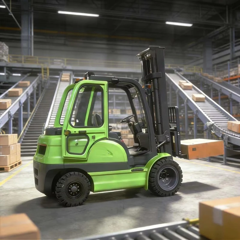 3 Ton 3.5 Ton Easy Maintenance Walk Electric Forklift Simple Structure Less Fault Small Factory Long Time Working Truck