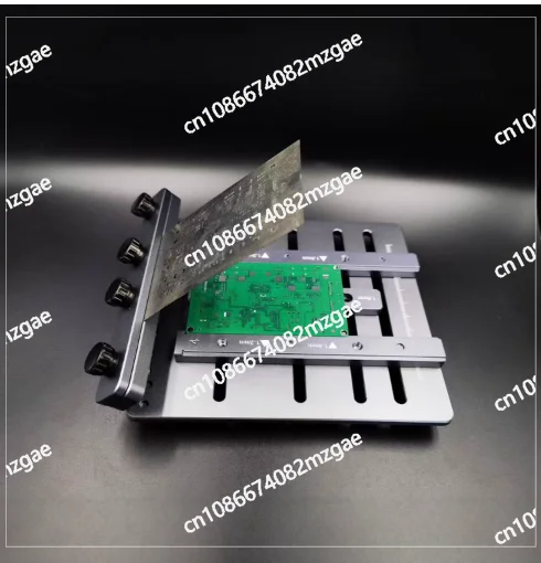 

PCB Steel Mesh Solder Paste Printing Platform Mini Solder Paste Printing Tool Steel Mesh Fixture