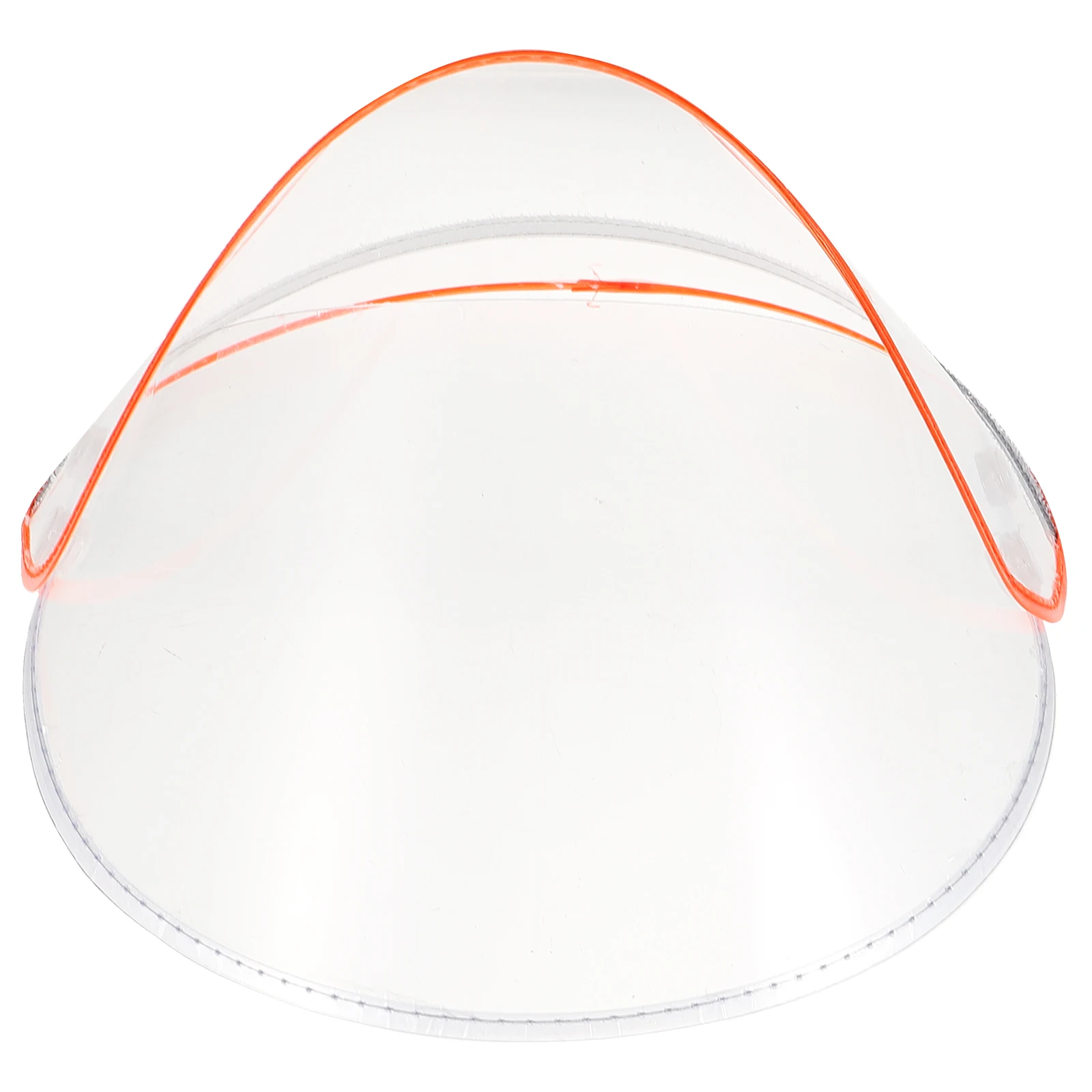 

Raincoat Hat Brim Transparent Shield For Rain Poncho Replaceable Face Protector Rain Protection Brim Hood Accessory