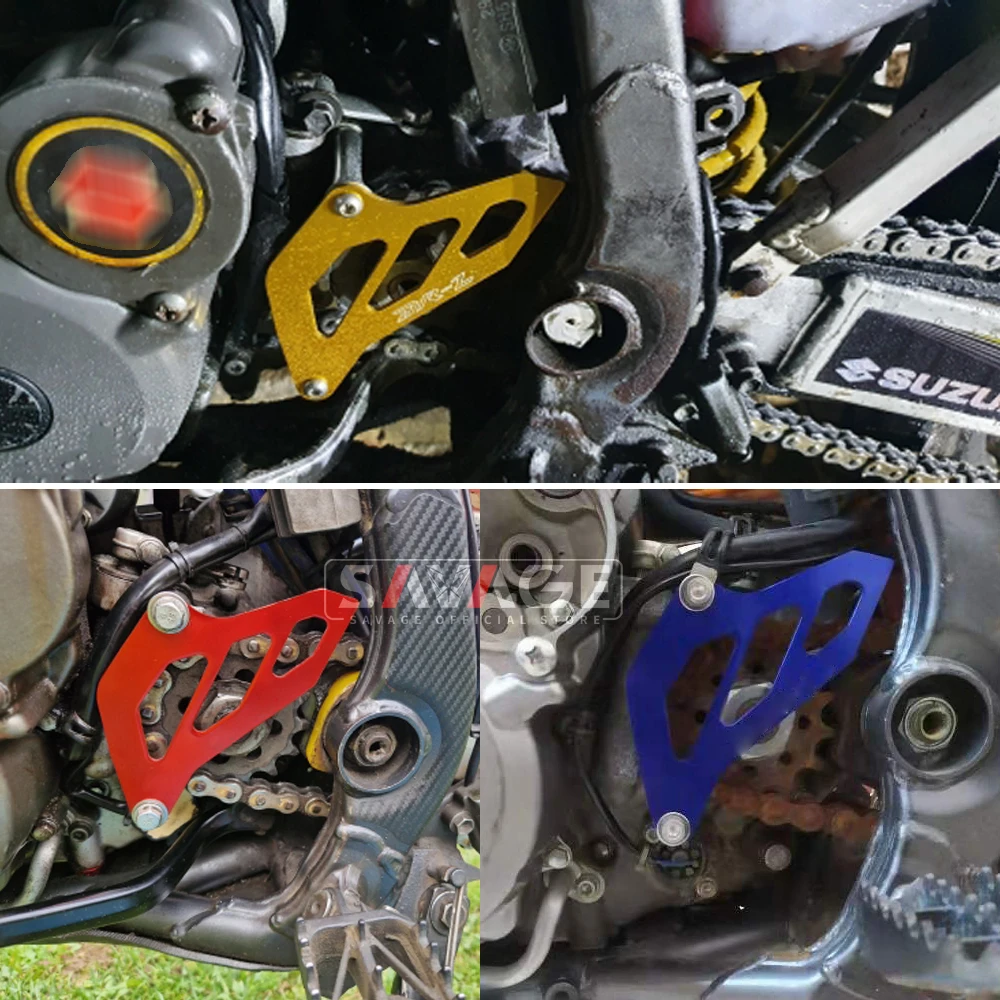 Protector de cadena de piñón delantero para motocicleta, accesorios para SUZUKI DRZ400SM, DRZ400S, DRZ400E, DRZ400 E/S/SM, cubierta protectora de
