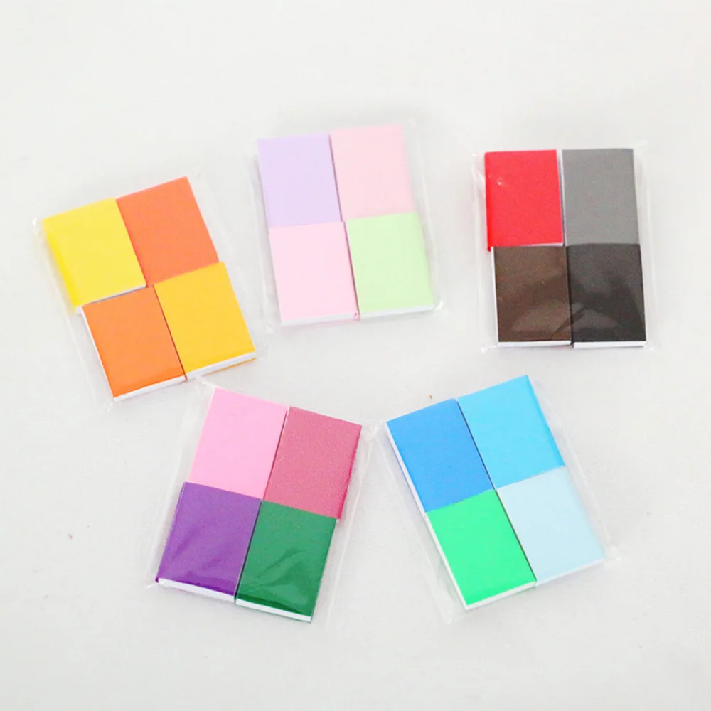 4PCS Color Series Mini Mini Book Scale Model Dollhouse Page Turning Books Simulation Models Ornaments Home Decor Crafts