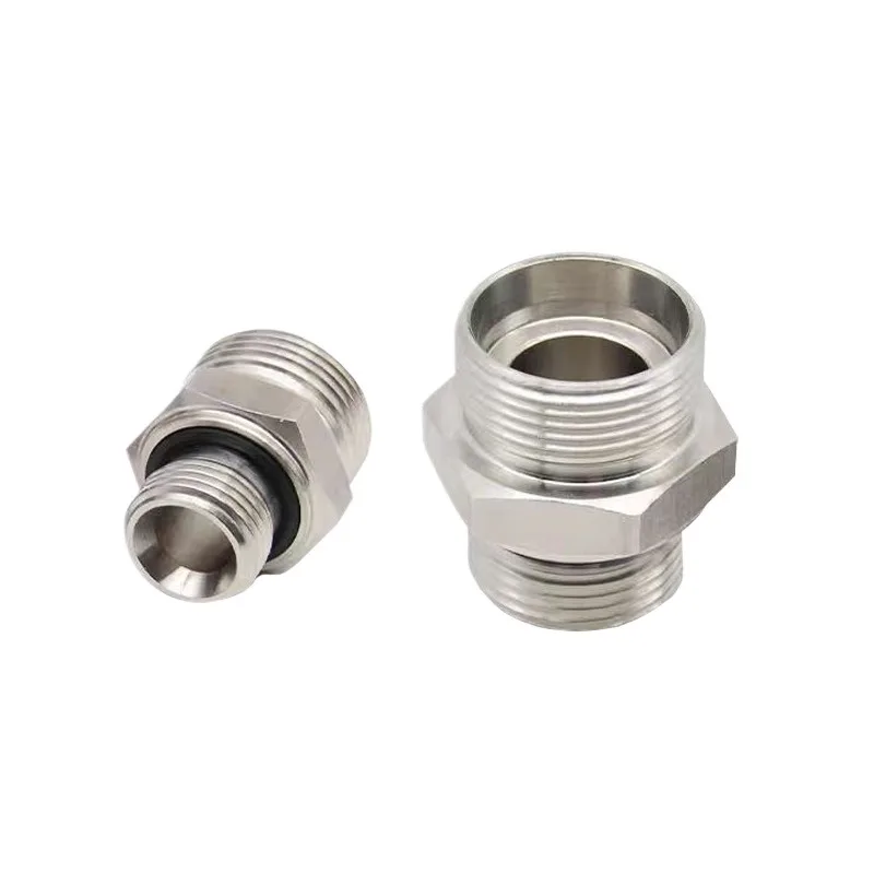 For 24 Degree Cone Seal Straight-through Ferrule Welded Stainless Steel Transition Joint 1CB1DB1CM