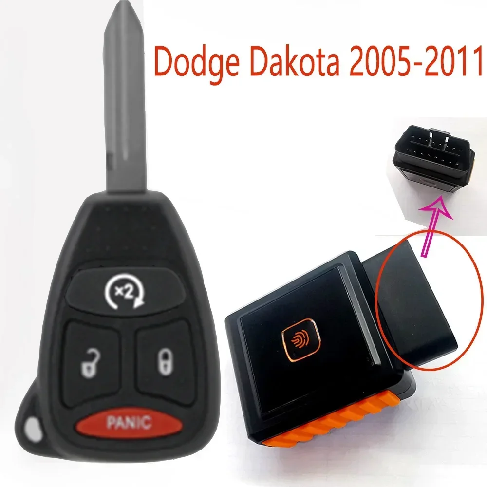 KOBDT04A OBD Key Programmer Tool Keyless Remote Compatible 4 Buttons 315 MHz Keyless For Dodge Dakota 2005-2011