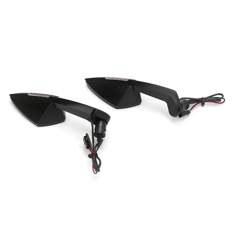 Motorcycle Integrated Turn Signal Mirrors Rearview Mirror With LED Light For DUCATI STREETFIGHTER V4 Streetfighter V4