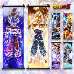 Printed Poster Anime Wall Dragon Ball Artwork Goku Pictures Bejīta Painting Canvas Super Saiyan Hanging Scrolls Home Room  Decor