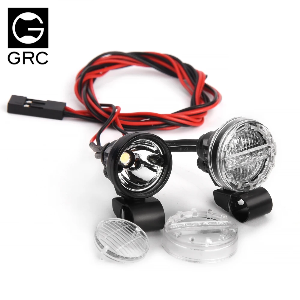 16mm LED Spotlight Headlamp Searchlight High Power 3-15V Suitable for RC Automobile TRX4 SCX10 D90 AT4 Slash Summit Tamiya WLP