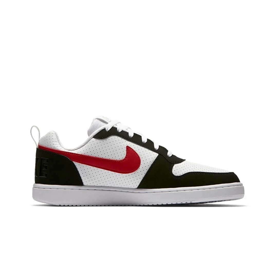 Nike New Court Vision 1 Low Shoes Men's and Women's Casual Fashion Sneakers spring Non-slip wearable Sneakers Red&black