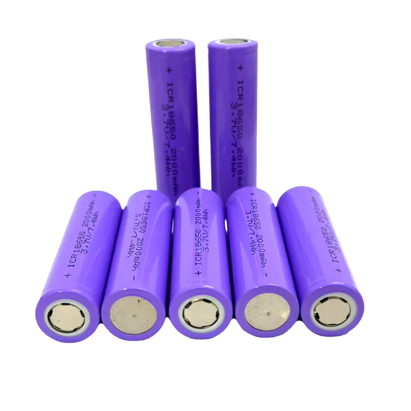18500 2000mAh 2025 جديد 18500 بطارية ليثيوم أيون قابلة للشحن 3.7 فولت 2000 مللي أمبير تستخدم للمصابيح الكاشفة بطاريات التحكم عن بعد + شاحن #5