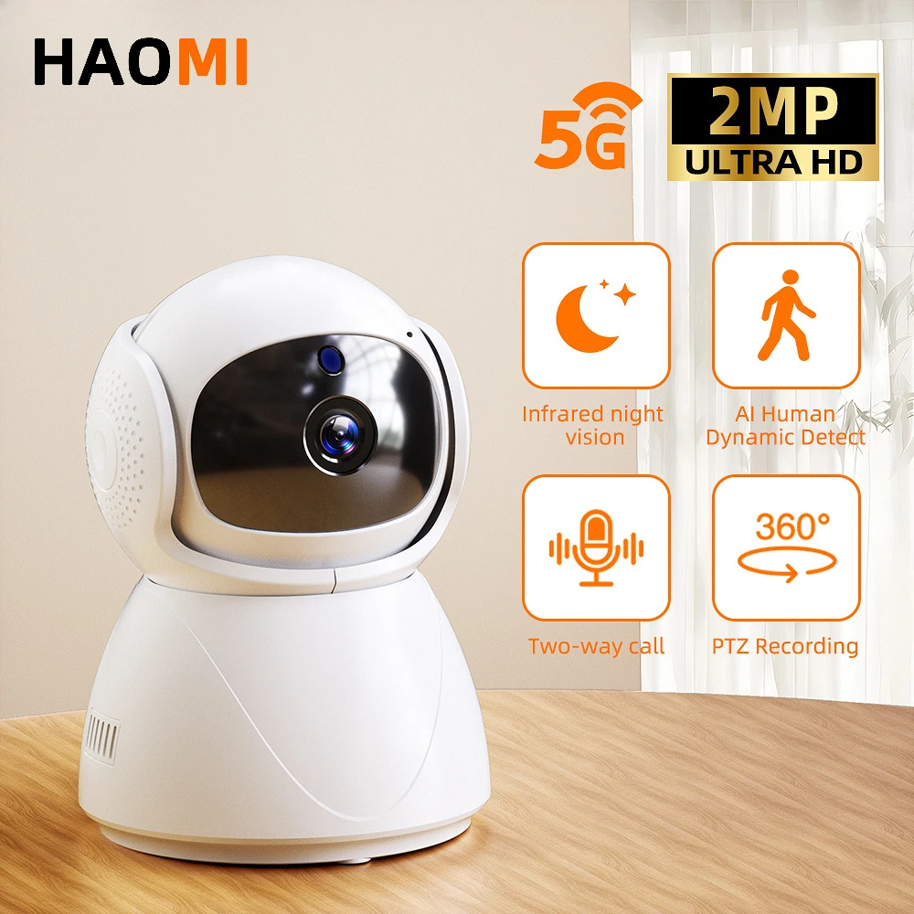 2K 3MP Cameras Homekit IP Security Protection System Night Vision for Office/Baby/Nanny/Pet Monitor Wifi surveillance camera