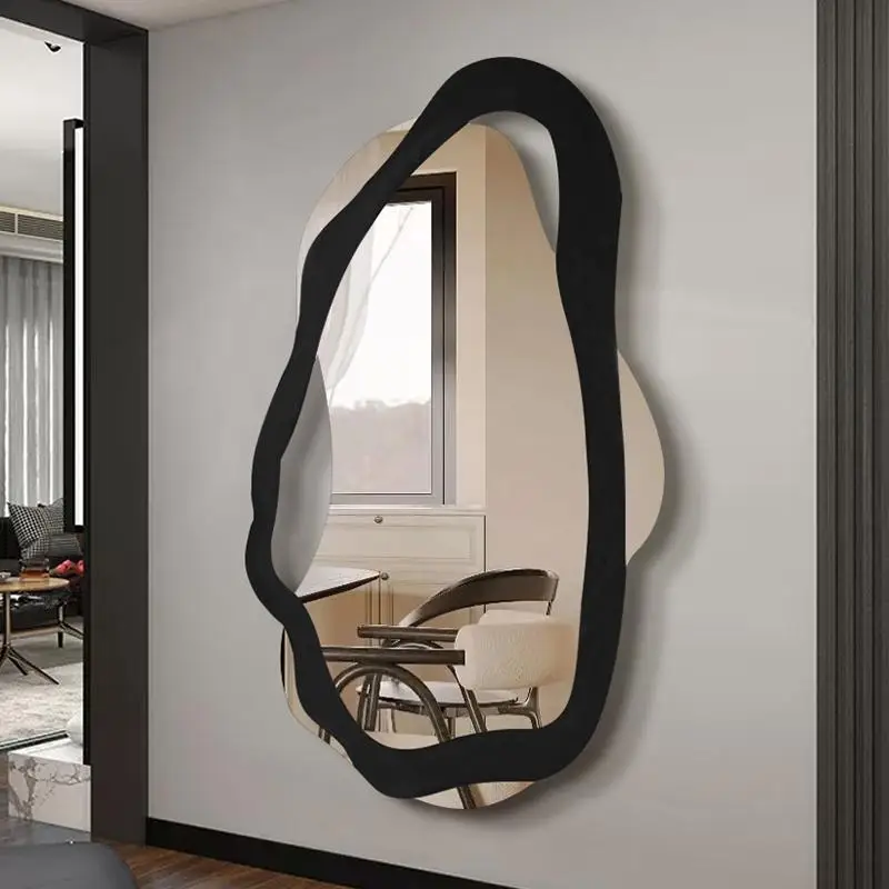 

American special-shaped full-body mirror designer full-length mirror wall-mounted decorative mirror European floor-to-ceiling