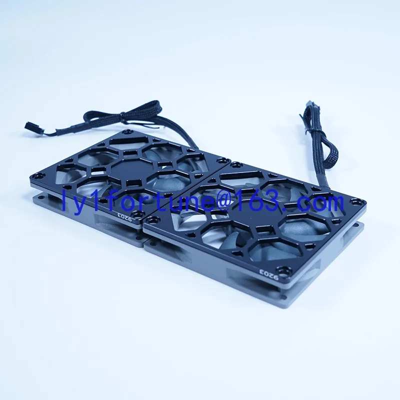 

Lzmod custom, all aluminum 8cm 9cm 12cm 14cm computer, fan, protective cover