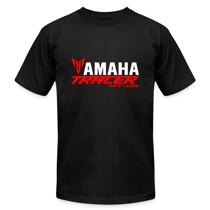 

2025 Men T Shirt Casual Y-Yama MT-09 Tracer T-shirt Graphic Summer Short Sleeves 100% Cotton S-3XL