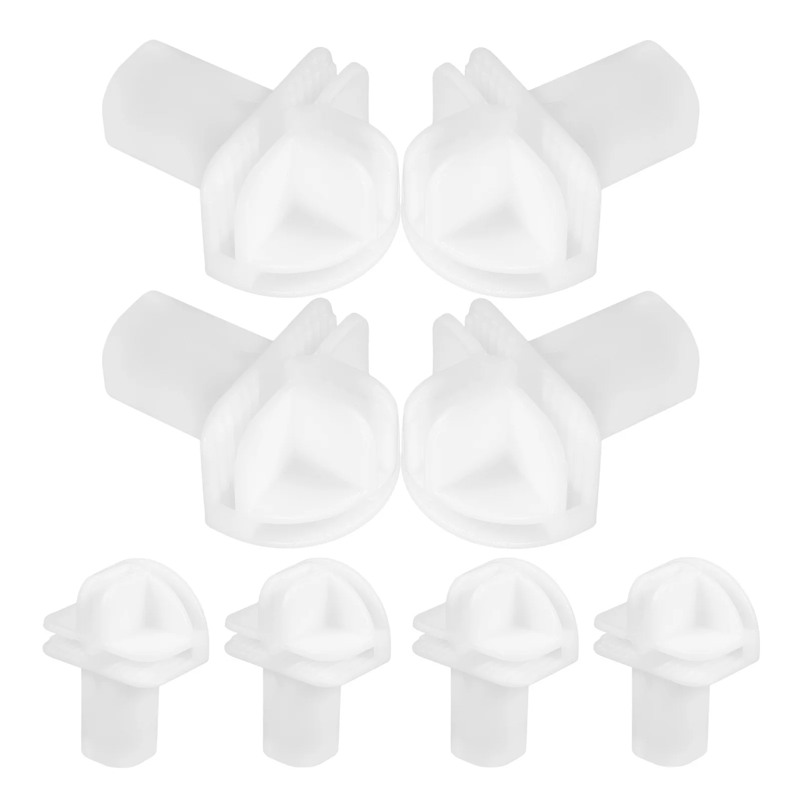 8 قطعة موصلات خزانة بلاستيكية سلك مكعب موصلات وحدات رفوف تجميع أبازيم لتنظيم التخزين للاستخدام بنفسك