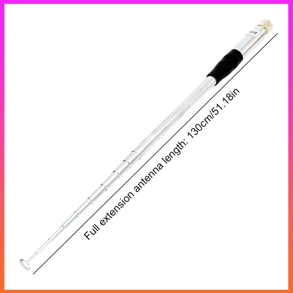 27MHz CB Radio Telescopic Antenna 2.15dB High Gain 23cm-130cm Telescopic CB Antenna Walkie Talkie Handheld Extended CB Antenna