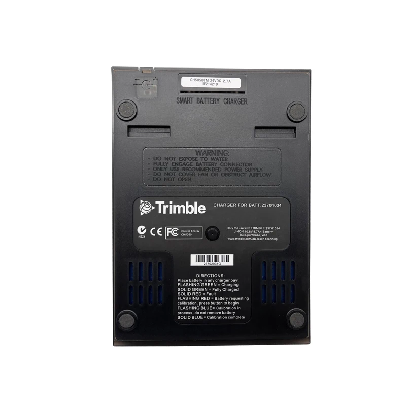 Fuente de alimentación de doble cargador para Trimble TX6 y TX8 3D Laser Scanners 2 Bay Charger